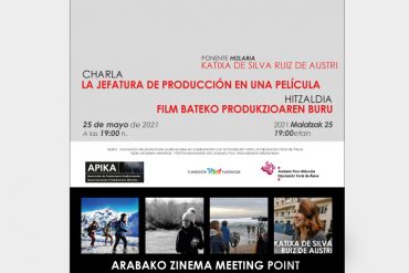 «CHARLA : LA JEFATURA DE PRODUCCIÓN EN UNA PELÍCULA» con Katixa de Silva Ruiz de Austri 25 de mayo