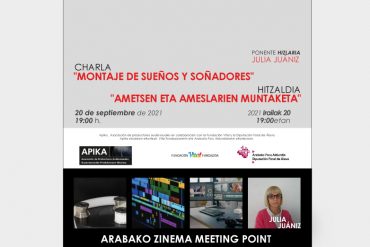 CHARLA» MONTAJE DE SUEÑOS Y SOÑADORES» 20 DE SEPTIEMBRE 19:00H